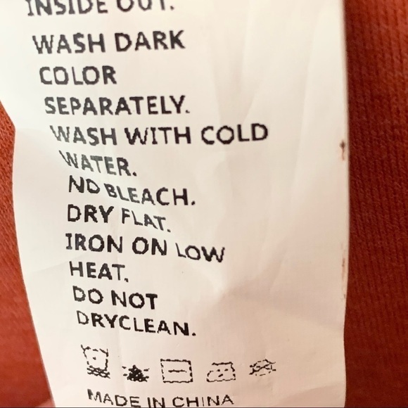 SALE! NEW 𝅺PATPAT Burnt Orange Knit Maternity Dress Small - Picture 7 of 9